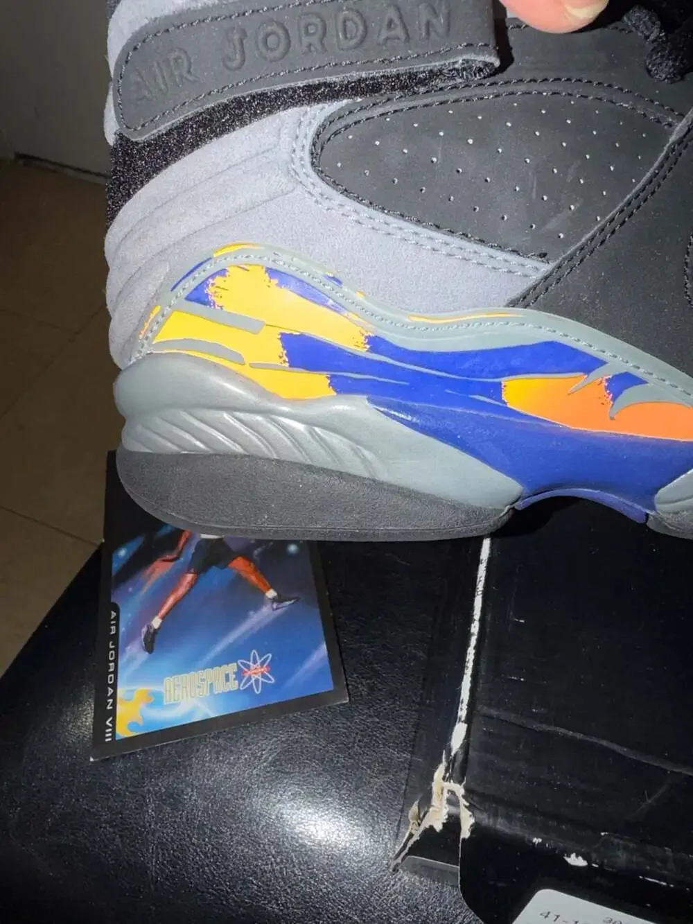 Air Jordan 8 Retro Phoenix Suns Size 8.5 RARE